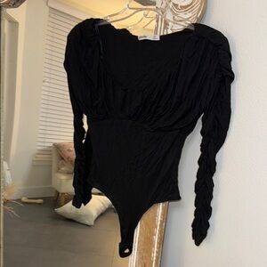 Elodie Elegant Black Top